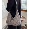 thumbnail image 4 of Kukuzhu Hobo Bag Women Chic Tote Bag Stylish Students Casual Pladded Bag Fashion Soft Shoulder Bag, 4 of 7
