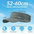 thumbnail image 5 of Visor Hat for Men Women Stretchy Breathable Sun Visor Lightweight Cooling Sports Visor, 5 of 5