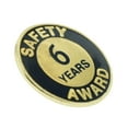 thumbnail image 2 of Gold and Navy 6 Year Safety Award Enamel Lapel Pin, 2 of 3