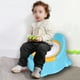 thumbnail image 4 of Precioso asiento de inodoro de plástico para entrenamiento con orinal para niños pequeños con cuenco extraíble para una fácil limpieza (azul), 4 of 5