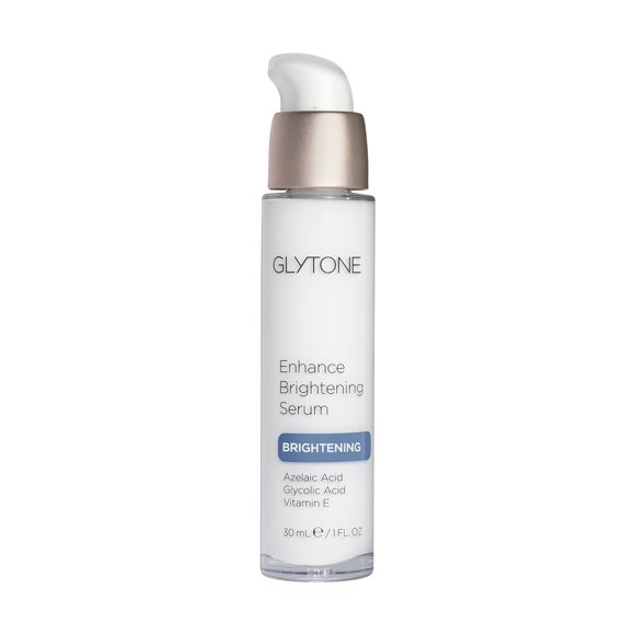 Suero iluminador Glytone Enhance: con ácido hialurónico, 1,7% de ácido glicólico, 8% de ácido azelaico y vitamina E. Elimina manchas oscuras en el rostro. Tratamiento de pigmentación. Suero hidratante Glytone NA