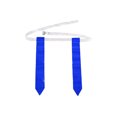 thumbnail image 1 of Eigraketly Partido de fútbol americano cinturón de entrenamiento ajustable PVC deportes Rugby fútbol competición práctica etiqueta cintura correa Ropa Deportiva, Zapatos 3 uds blanco azul Eigraketly OD029002-05, 1 of 6