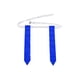 thumbnail image 1 of Soidarity Conjunto de cinturón de entrenamiento de partido de fútbol americano ajustable escuela deportes competencia práctica etiqueta cintura correa Ropa Deportiva, Zapatos 3 uds blanco azul Soidarity OD029002-05, 1 of 6