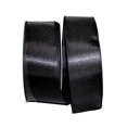 thumbnail image 2 of Reliant Ribbon 92575W-031-40K Satin Value Wired Edge Ribbon - Black - 2.5 in. x 50 yards, 2 of 3