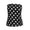 Black, variant on Womens Polka Strapless Bandeau Tube Top Summer Trendy Sleeveless Cropped Tunic Tops Comfort Slim fit Blouse Going Out Tops for Club Beach Vacation Party