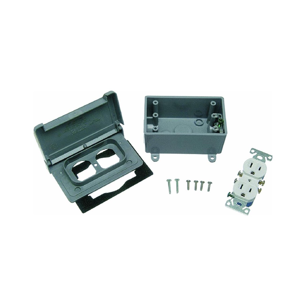 Thomas & Betts KE98DHGN Carlon Weatherproof Electrical Box Kit