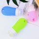 thumbnail image 4 of GOOHOCHY botellas de viaje vacías de silicona, rellenables, para champú y gel de ducha (1 rosa de 38 ml, 1 azul de 60 ml y 1 verde de 60 ml)., 4 of 8