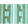 thumbnail image 1 of Ahgly Company Indoor Rectangle Abstract Light Blue Modern Area Rugs, 4' x 6', 1 of 4