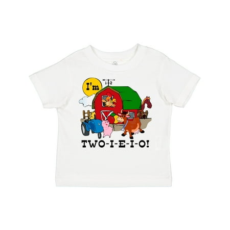 

Inktastic TWO-I-E-I-O Gift Toddler Boy or Toddler Girl T-Shirt