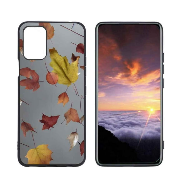 Compatible with LG K42 Phone Case, Leaves-53 Case Men Women, Flexible Silicone Shockproof Case for LG K42