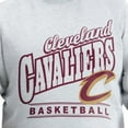 thumbnail image 3 of Men's G-III Sports by Carl Banks Gray Cleveland Cavaliers Adaptive Headliner Fleece Crewneck Sweatshirt, 3 of 4