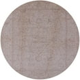 thumbnail image 1 of Ahgly Company Indoor Round Mid-Century Modern Rosy Brown Pink Oriental Area Rugs, 8' Round, 1 of 6