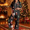 thumbnail image 5 of TGPMGRZ Women's Christmas Pajamas Set Long Sleeve Comfort Fit Matching Set, 5 of 7