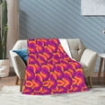 thumbnail image 4 of Colorful Fabric Geometric Throw Blanket, Super Soft Anti-Pilling Flannel Blankets, 60"x50", 4 of 8