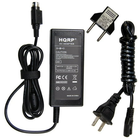Epson Ps180 Power Adapter HQRP AC Adapter for Epson PS-170 PS-180 C825343 C32C825341 M159B fits TM-C3400 TM-J7000 TM-U200 TM-L90 Printer POS Terminal Power Supply Cord + Euro Plug Adapter ()