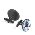 thumbnail image 2 of Ice Hockey Men's Stainless Steel Shirt Cufflinks Set - Formal Attire Must-have for Business Meetings, 2 of 6