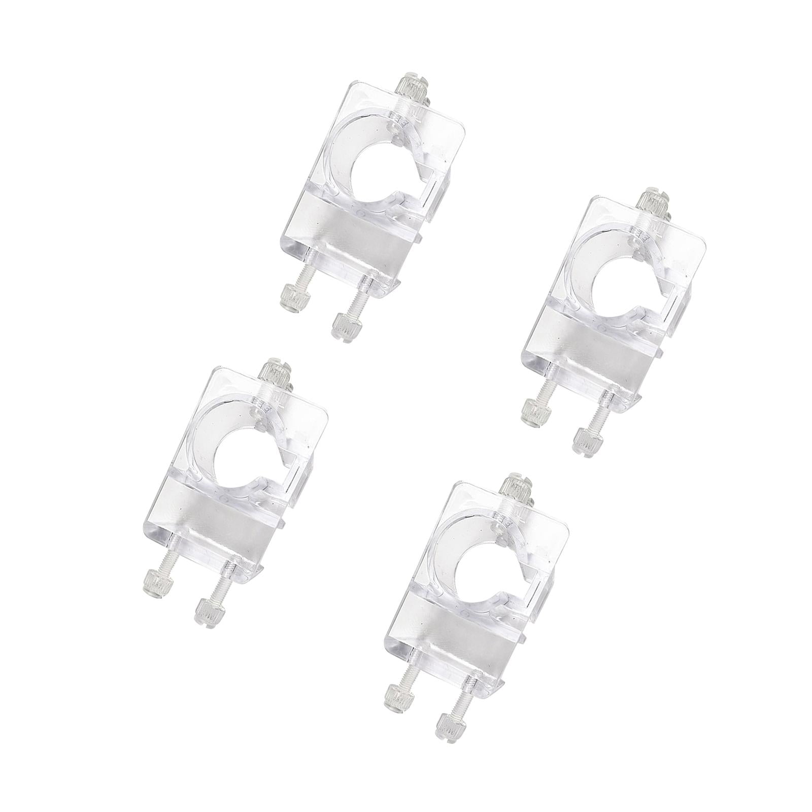 Stgfyxgs 4x Soft Tube Fixture Holder Adjustable Hose Holder Inlet Outlet Pipe Holders Water Pipe Clamp Clear Water Pipe Fixing Clamps for 27mm