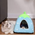thumbnail image 2 of Lishi Spring Fever Hamster Guinea Pig Rabbit Dog Cat Chinchilla Hedgehog Bird Small Animal Pet Bed House Hideout Cage Accessorie, 2 of 8