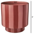 thumbnail image 4 of Mainstays Lauren Round Ceramic Planter, Coral Peony and Bisque, 8.25" x 8.25" x 8", 4 of 4