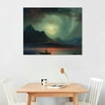 thumbnail image 2 of COMIO  Aurora Borealis 1865 Canvas Art Print Stretched Wall Decor, 2 of 4