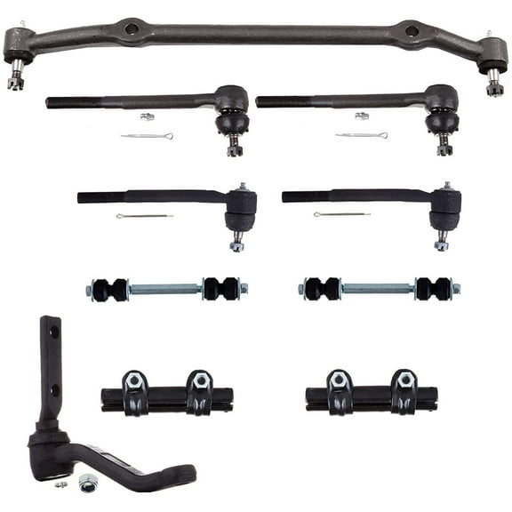 CCIYU Center Link Inner Outer Tie Rod Ends Front Sway Bar Links Idler Arm Adjusting Sleeve Compatible fit for Buick Century 78-87 for Buick Regal 78-87 for Chevrolet El Camino 10pcs Suspension Kit