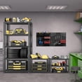 thumbnail image 5 of Lilypelle Garage Adjustable 5-Tiers Metal 16"W x 16.1"D x 72"H Storage Shelf Unit, Holds up to 2000 lb Maximum Load Weight, Black, 5 of 25