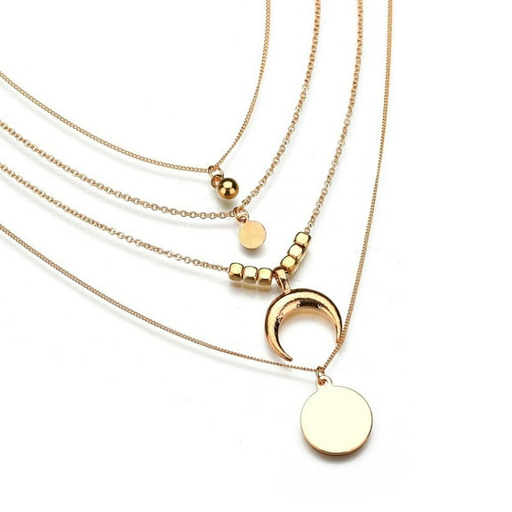 LYTiang Fashion Women -Layer Choker Collar Pendant Chain Necklace Jewelry Necklaces Women Necklaces Pack for Women Real Necklace