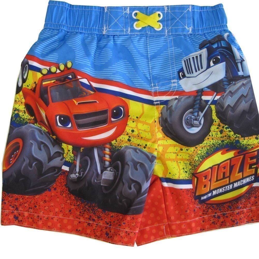 blaze and the monster machines swim trunks