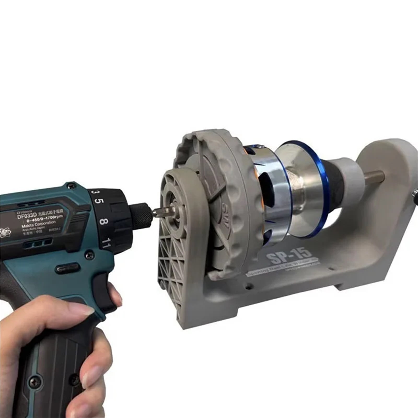 SP-15 Spinning Reel Back Line Rotating Reel Back Cable Tool Deep Sea Fishing Reel Electric Einch
