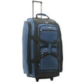 thumbnail image 4 of Wrangler 30” Multi-Pocket Rolling Duffel w/ Telescopic Handle, Navy, 4 of 8