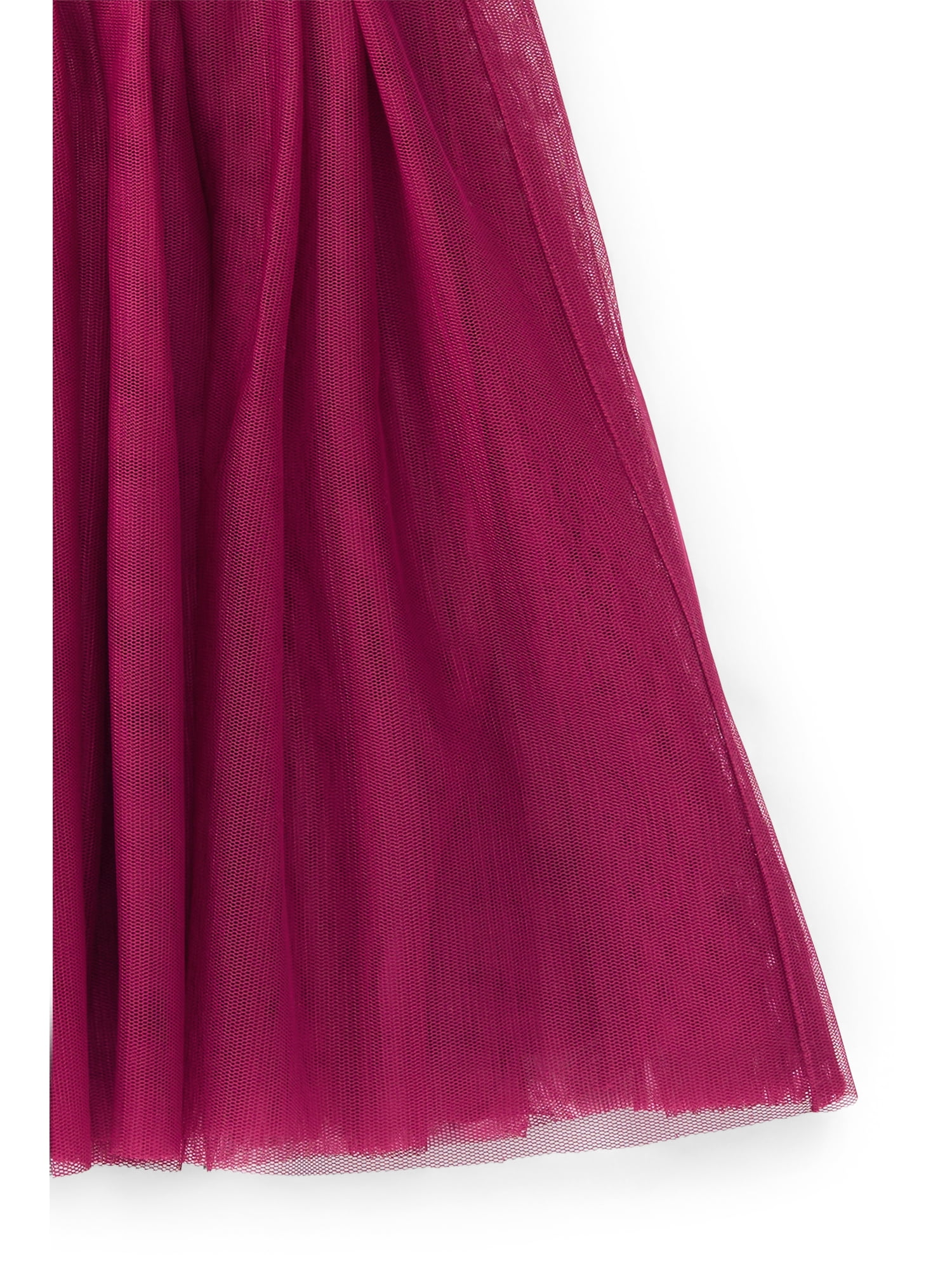 Wonder Nation Toddler Girls' Velour Tutu Dress with Long Sleeves, Sizes 12M- 5T