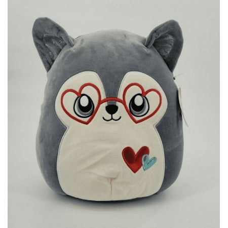 Squishmallows Official Kellytoys 12 Inch Ryan the Husky Valentines Edition Super Soft Plush Toy