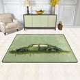 thumbnail image 2 of Hand Drawing Car Spring Grass Rugs Washable Cover Floor Rug Carpets Bathroom Decorations For Kitchen Bedroom Indoor 36"X24", 2 of 4