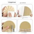 thumbnail image 4 of Portable High Quality Sole Sticker Sole Protector Non-Slip Wear-Resistant Repair Materials Thick Soles Pads Shoes Mat Stickers Rubber Shoe Pieces KHAKI 130X80X1MM, 4 of 8