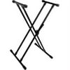 World Tour Double X-Braced Keyboard Stand