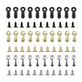 thumbnail image 1 of Shisuyan 300pcs Picture Frame Button Fasteners Metal Picture Frame Backing Clips with Screws Hardware for Hanging Photos Poster Drawing Craft, 1 of 8