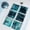 Dark Blue, variant on 6PCS Strong Adhesive Non Slip Bathtub Stickers Beach Pattern Decals for Tub Shower Floor Safety