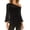 Black, variant on Beach Cover Ups for Women Fashion Lightweight Asymmetrical Ruffle Wrap Sheer Poncho Top Summer Soild Color Shawl Cover Up Top,Black,Free Size