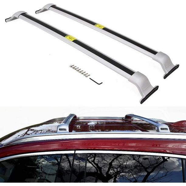 NIXFACE Silver Roof Rack Cross Bars Crossbars Fit for Cadillac XT5 2016