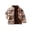 1-266Coffee820, variant on CAIVO Boys Jacket Kids Warm Zip Up Outerwear Soft Coats Toddlers Children Lightweight Comfortable Fall Winter Long Sleeve Relaxed Fit Dailywear