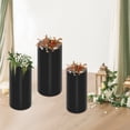 thumbnail image 4 of 3 Pcs Black Cylinder Pedestal Stands,Cylinder Pedestal Display for Wedding Baby Shower Event Decor, Round Pedestals Stand for Parties, Pillars for Wedding Birthday Party Art Decor, 4 of 18