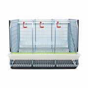 Hatching Time Chicken Cage - H: 22 Layer Addition (Power-Washable, Durable, ABS Plastic) | Cimuka