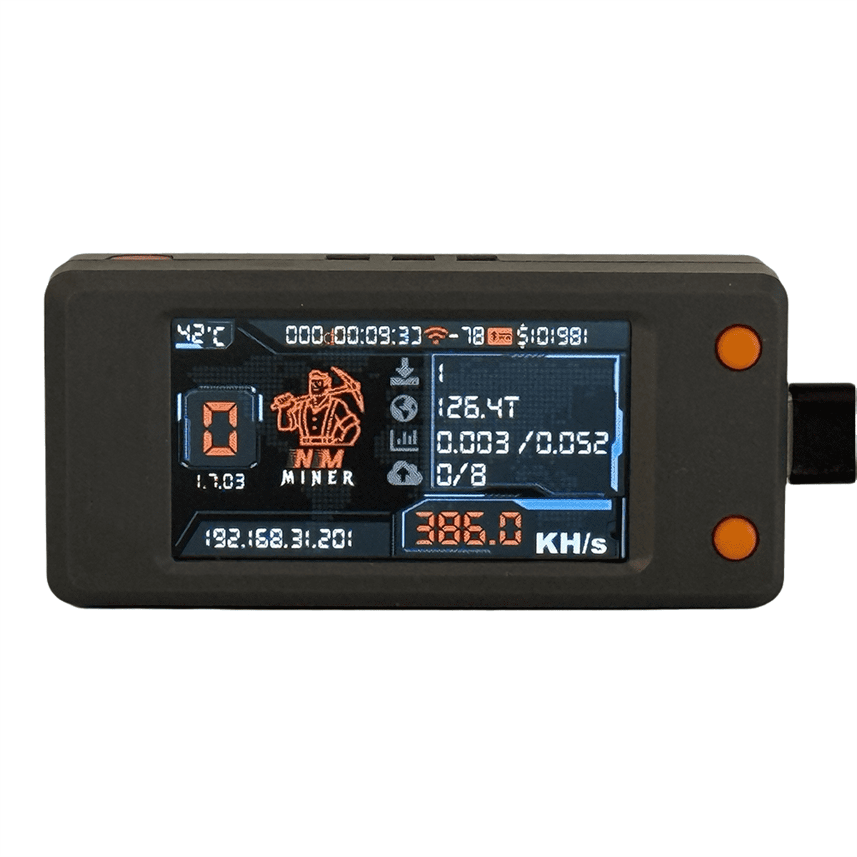 NerdMiner V2 410KH/s ILUKA NerdMiner V2 Versión De Visualización Grande