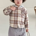 thumbnail image 6 of UYYX Baby Fall Clothes Boy Girls Flannel Shirts Baby Toddler Boys Long Sleeve Shirt Flannel Buffalo Plaid Shirts Button Down Jacket Top Outfit Fall Winter Clothes 5-6 Years, 6 of 9