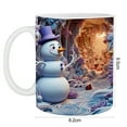 thumbnail image 2 of LCXmlly Tea Mug Creative Xmas Pattern Christmas Mug Ceramic Multi Purpose Coffee Tea Water Cup, 2 of 9