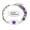 Purple, variant on MetalJC Stainless Steel Medical Alert ID Bracelet for Men Women, Engraved DNR Do Not Resuscitate