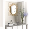 thumbnail image 3 of Deanna Gold Metal Mirror, 3 of 4