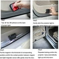 thumbnail image 4 of Premium Car Door Light 2 Pcs Easy Installed Welcome Laser Projector Pastable Led Logo Light Holeless Magnet Sensor Ghost Shadow Lamp Logos (Skull), 4 of 5