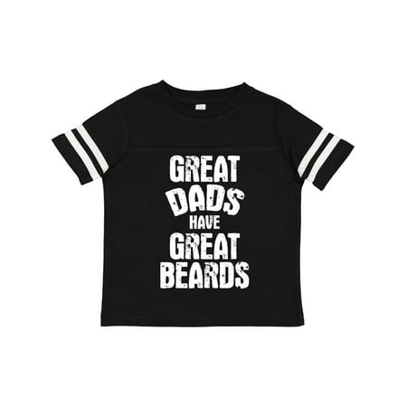 

Inktastic Great Dads Have Great Beards in White Gift Toddler Boy Girl T-Shirt