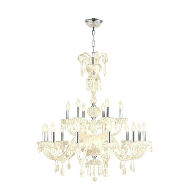 Brilliance Lighting And Chandeliers Venetian Italian Style 18 Light Chrome Finish Golden Teak Crystal Chandelier Large Two 2 Tier 36 X 39 Gold Com Chandeliers Venetian Italian Style, Italian Style Chandelier